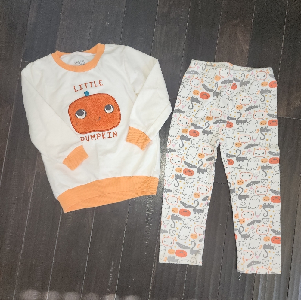 Chick Pea Orange and White Set